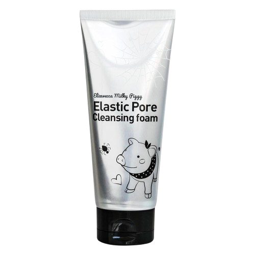 Milky Piggy Elastic Pore Charcoal 5% Cleansing Foam 120ml